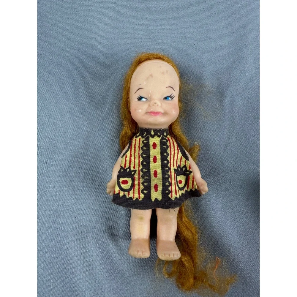 Vintage Doll Lot of 4 Mixed Size Dolls‎ TLC/Repair Display Crafts